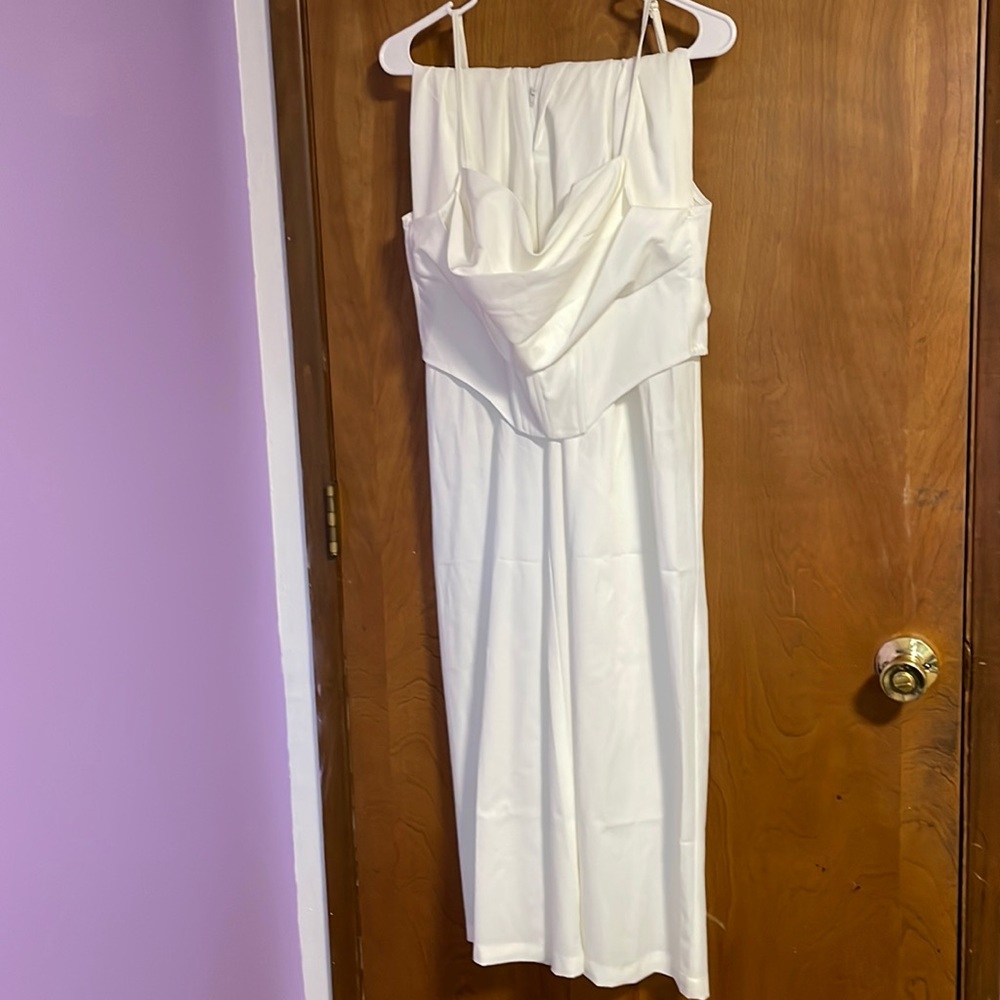 Brand new white pantsuit